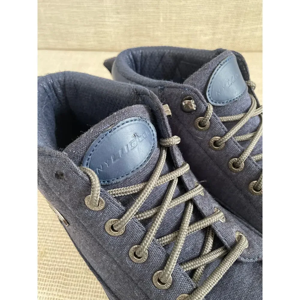 Lugz,‎ Navy Fabric, Thick tread, Comfort Padding, Men's size 11